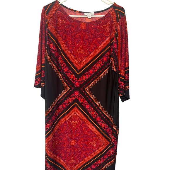 London Times, size 14 Long sleeve shift dress that hits around the knee. - Picture 2 of 11